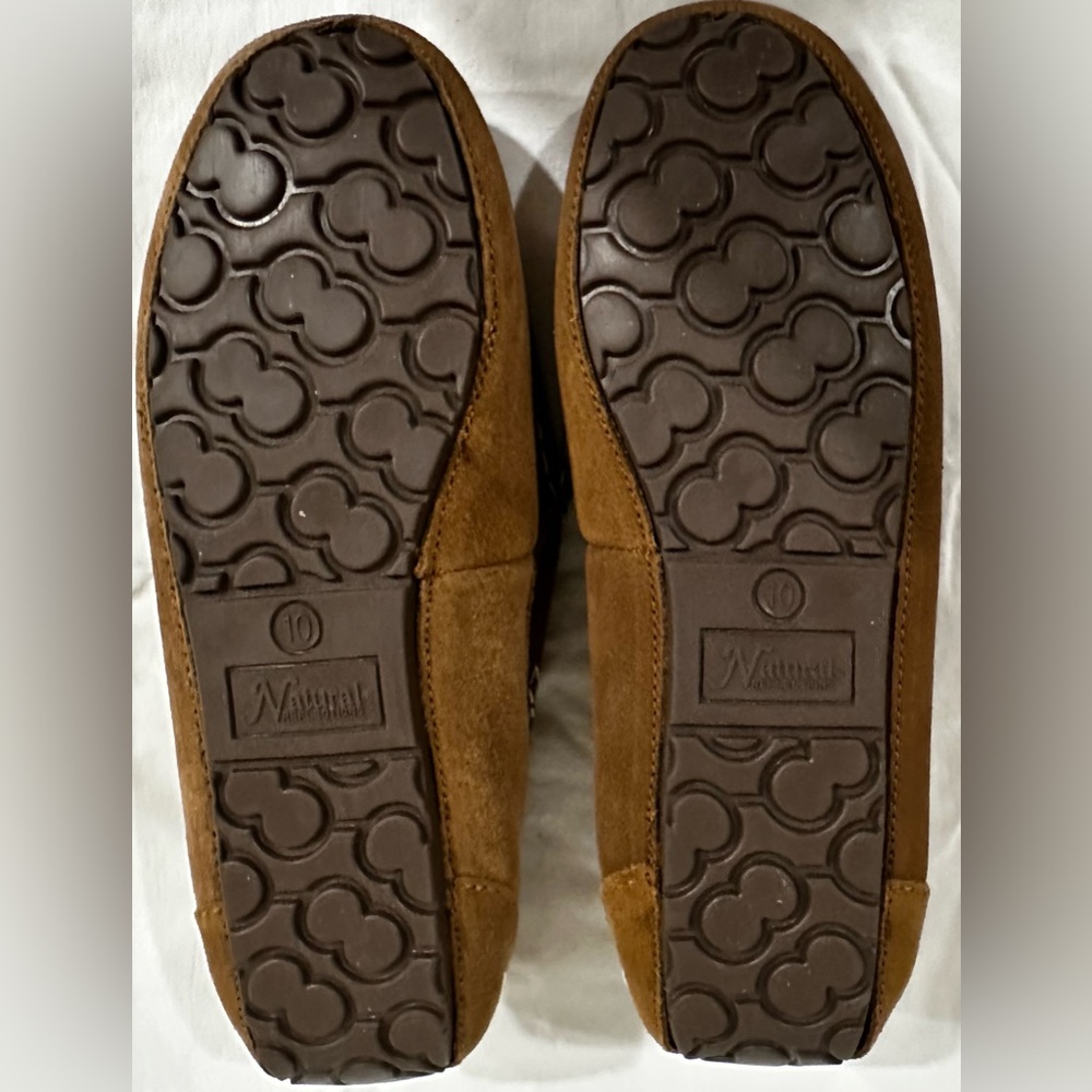 New Natural Reflections Elite 2 Chestnut Tan Slippers Women Size 10 - Picture 4 of 6